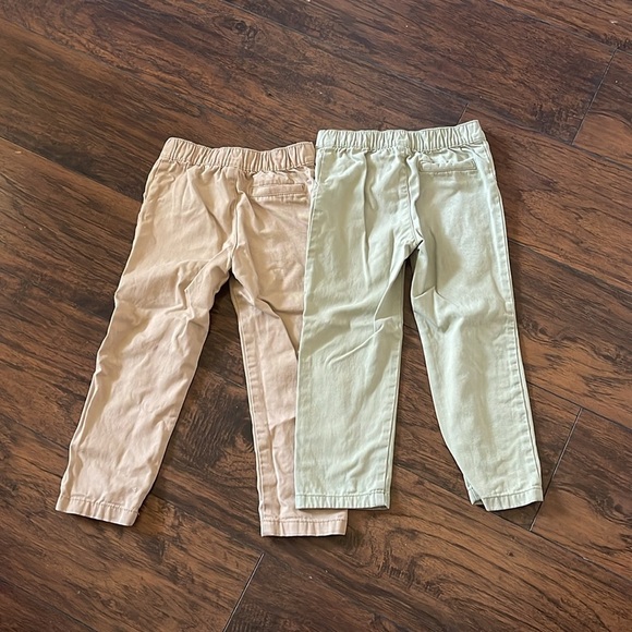 Carter's Beige and Light Green Kids Pants SZ 5T - Picture 4 of 4